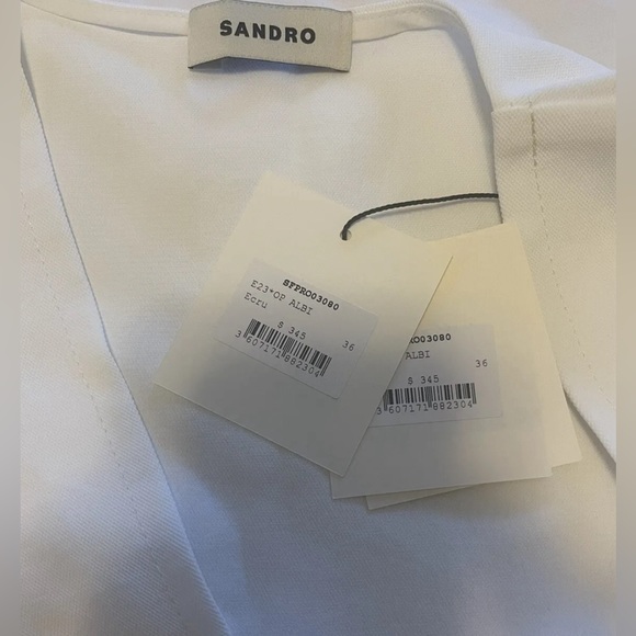 Sandro Short crossover dress - Picture 6 of 6